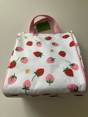 Kate Spade New York Strawberries Lunch Bag (NWT)